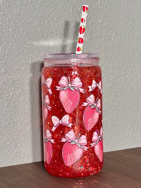 Strawberry Slow flow Jelly cup