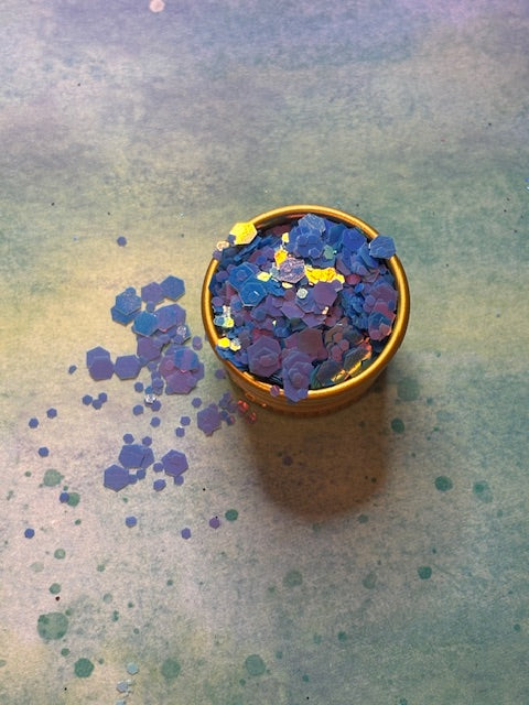 Blue Glitter