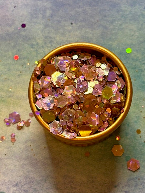 Brown & Gold Glitter