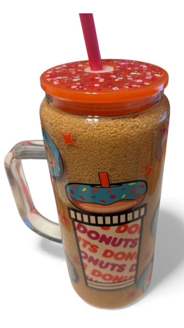 Iced Coffee & Donuts