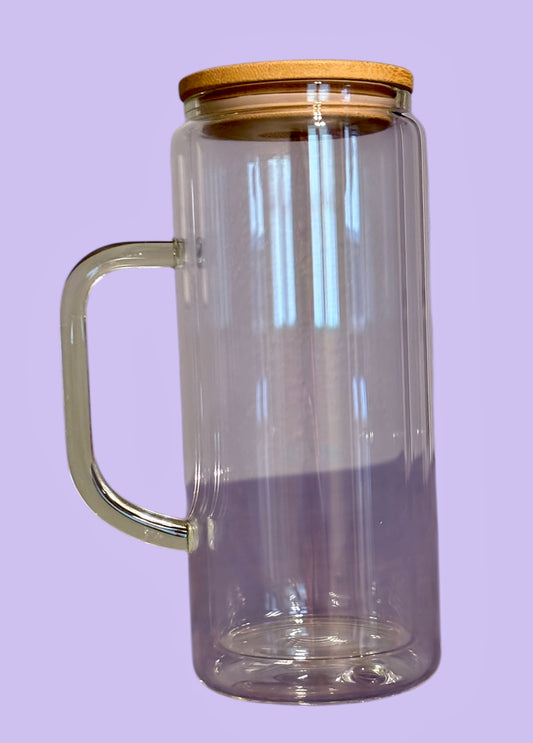 20oz Glass with Handle